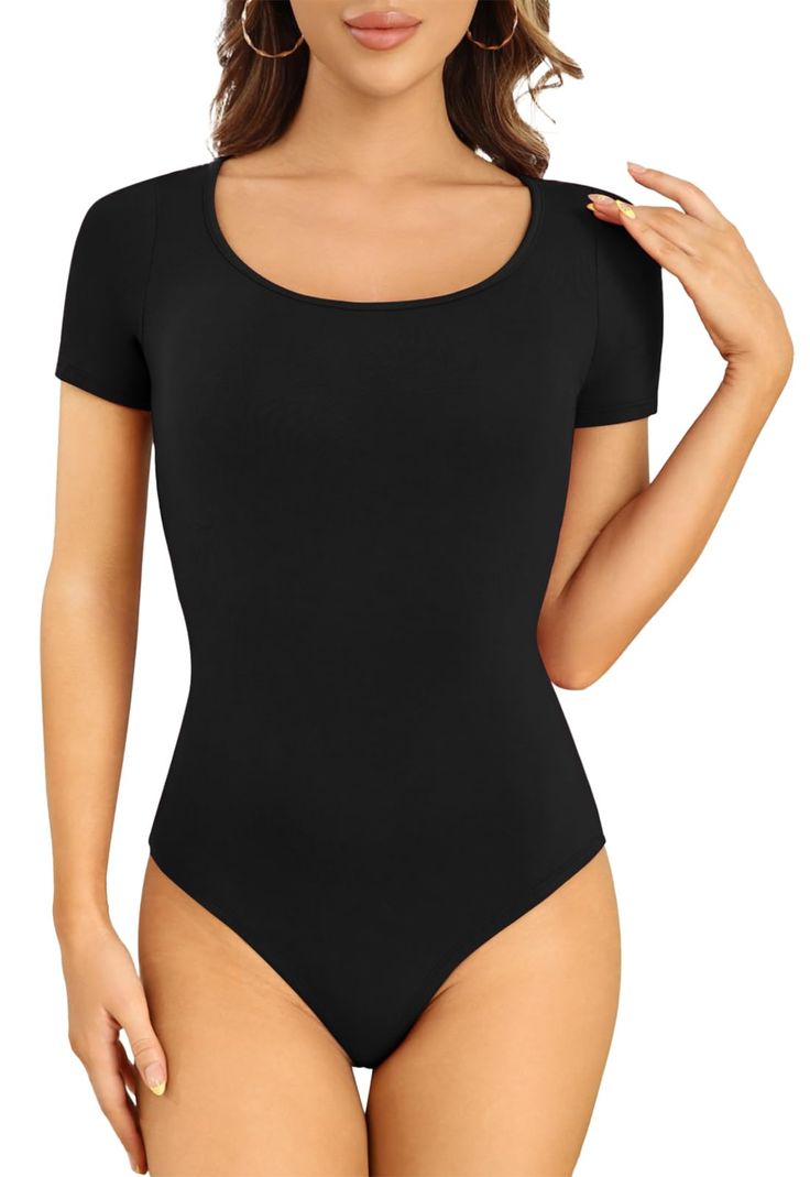 Long Sleeve Thong Bodysuit